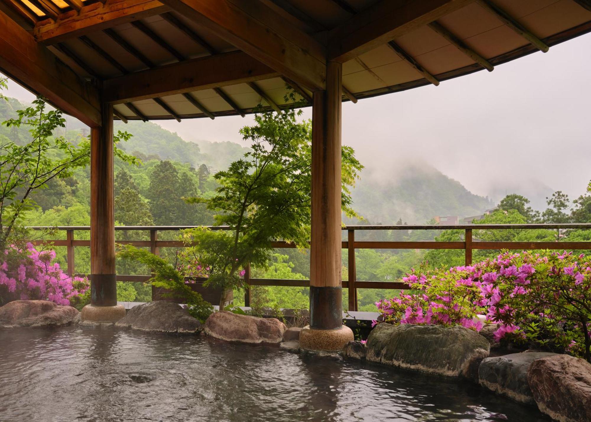 Yamanakaonsen Hanamurasaki Kaga  Luaran gambar